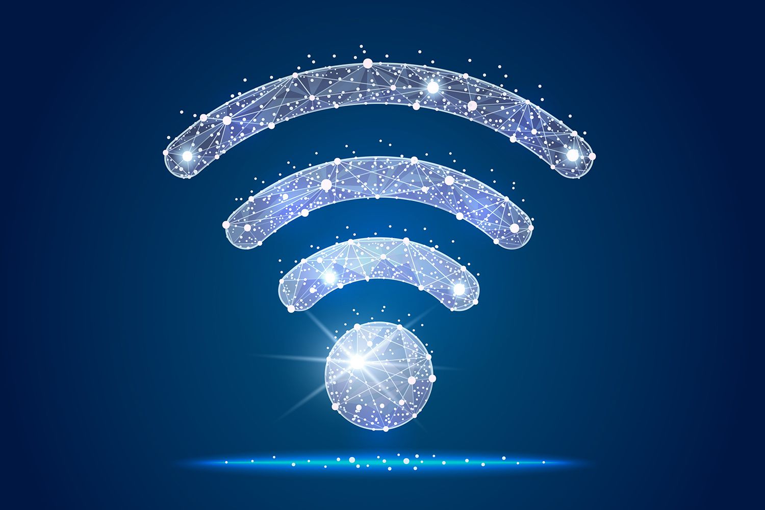 High-speed internet setup in a modern office environment